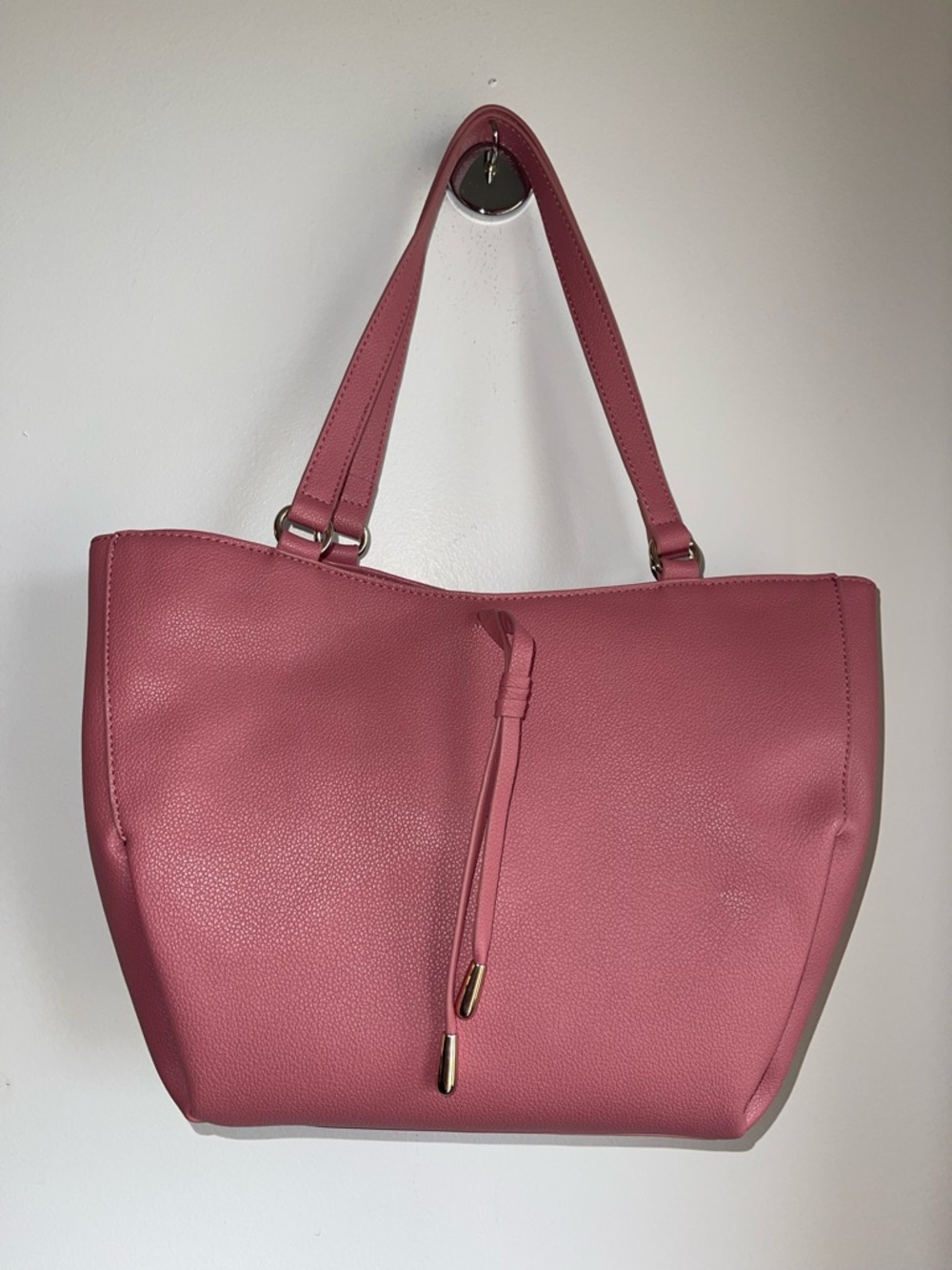 LC Lauren Conrad Pink Pebbled Leather Shoulder Bag NWT
